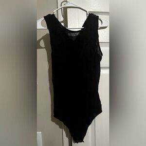 One piece embroidered top.